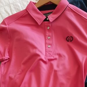 PS of Sweden Cranberry polo shirt